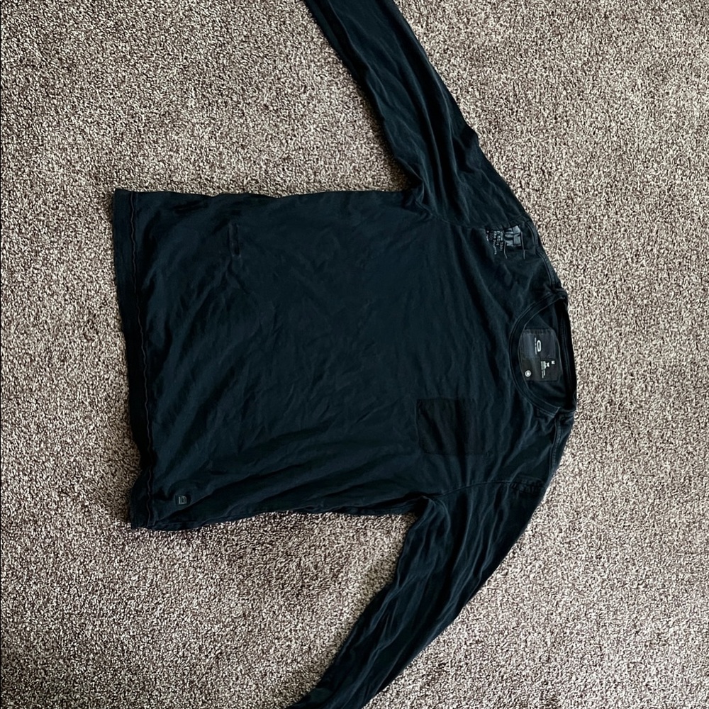 Men's Black Long Sleeve Shirt